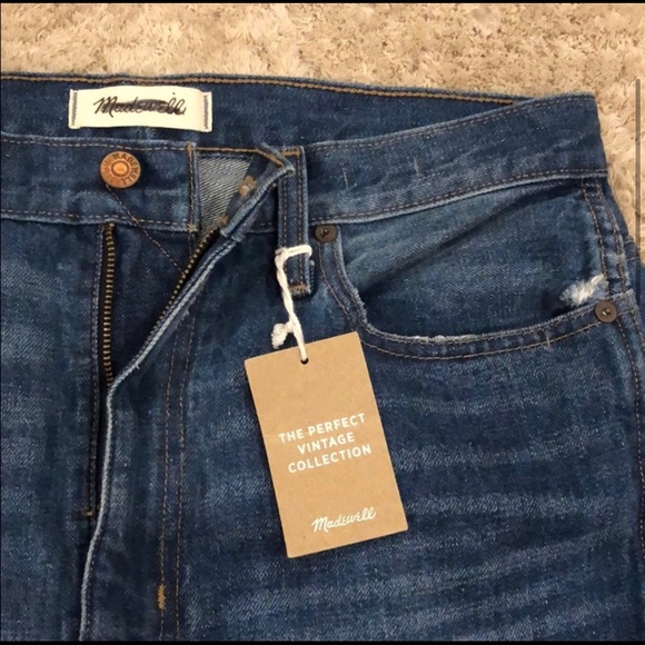 Madewell High Rise Rigid Flare Distressed Jean NWT - Picture 5 of 5